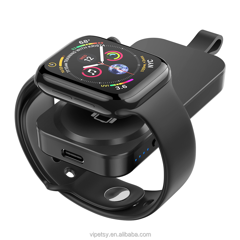 Bulk 2-in-1 Smartwatch Wi-fi Charger for iWatch - Quick Charging Emergency Energy Provide